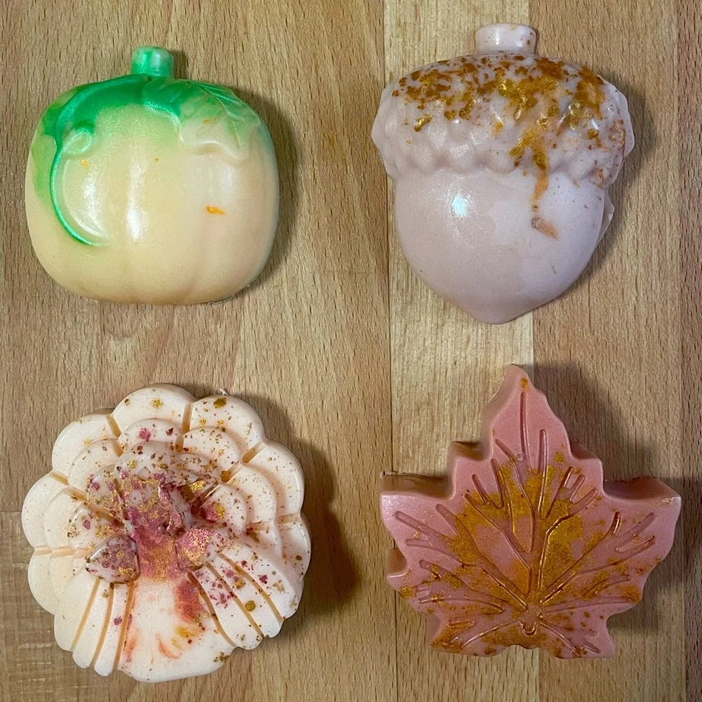 (4 Pack) Handmade Fall Theme Soap - Picture 1 of 6